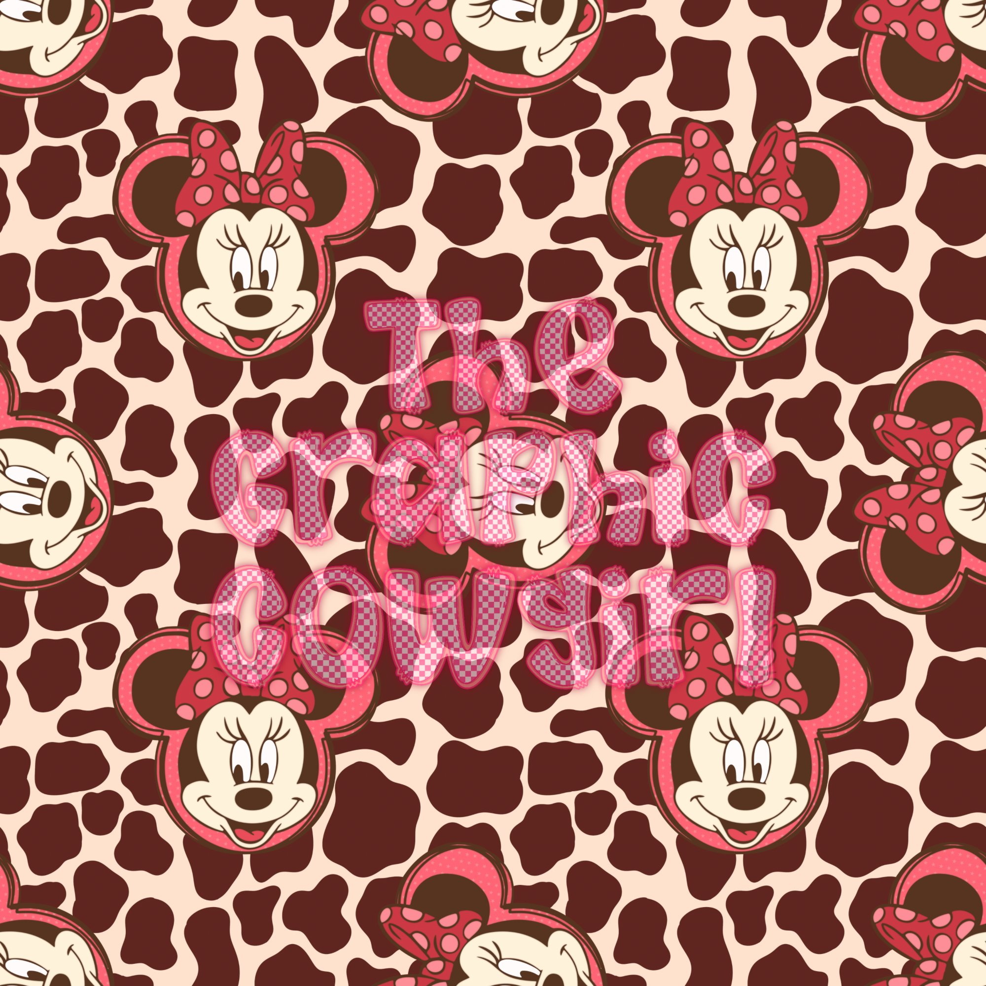 Cow Print Minnie Seamless