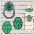 Western Baby 4pc Clipart Set