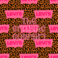 Pink Cheetah Levi’s Seamless