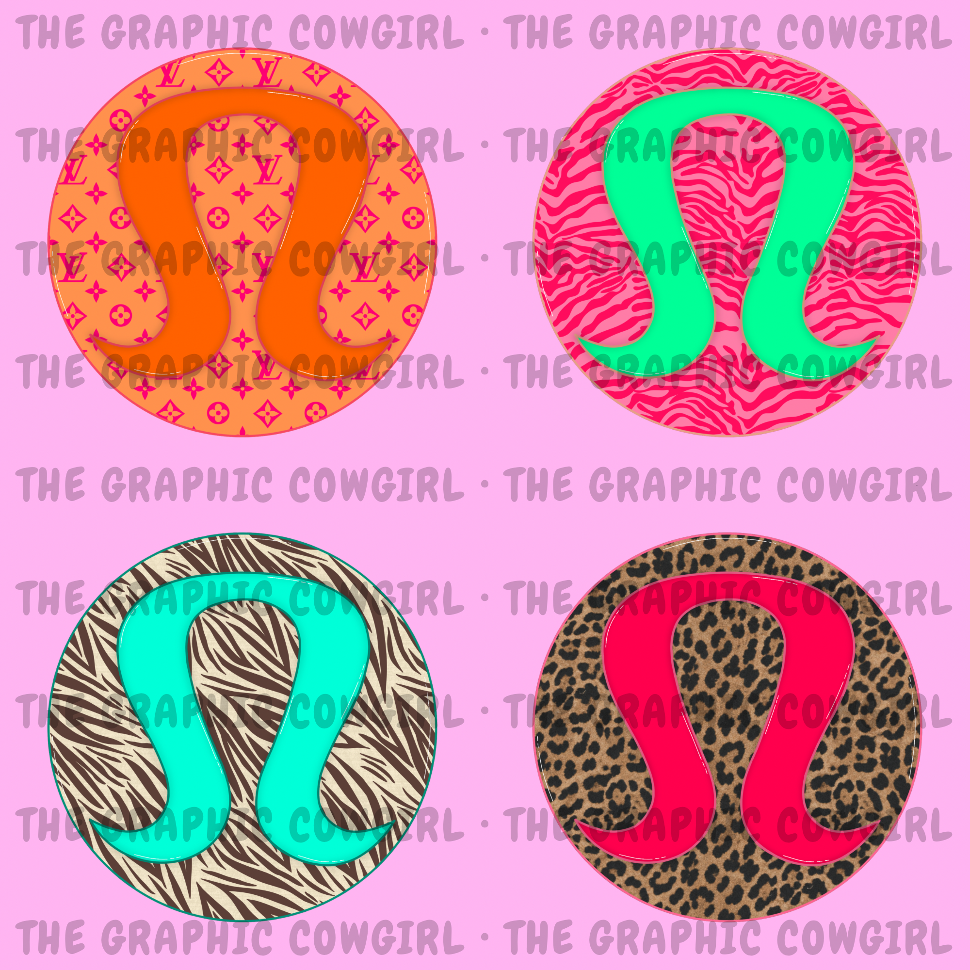 Lulu 4pc Clipart Set