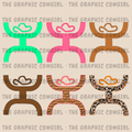 Hooey 6pc Clipart Set